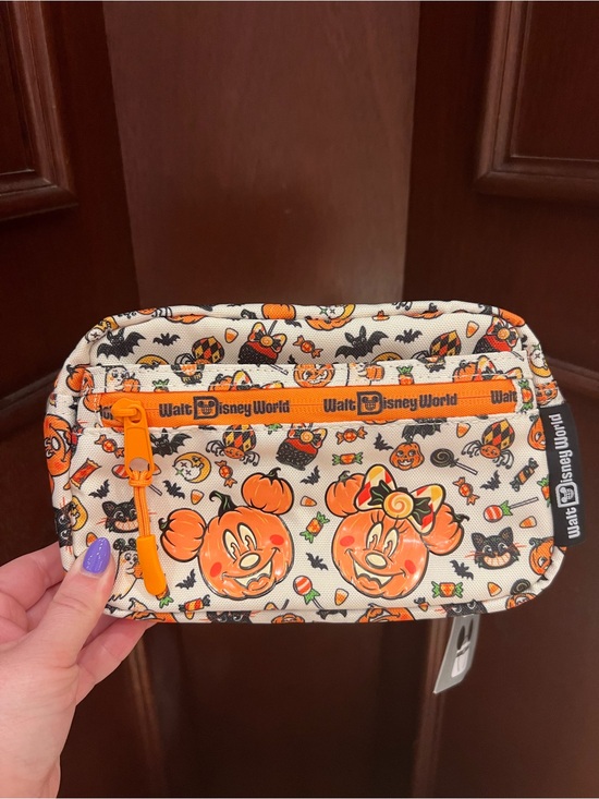 Disney Handbags - Disney Parks Mickey Minnie Mouse Pumpkin Fanny Pack Belt Bag Halloween NEW 2026